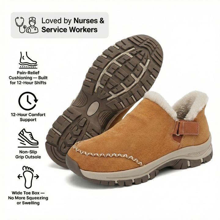 NursePro 12-timers Skift Klogger — Lindre Plantar Fasciitis &amp; Hælplager for Ryggsmerter, Bunioner &amp; Brede Føtter