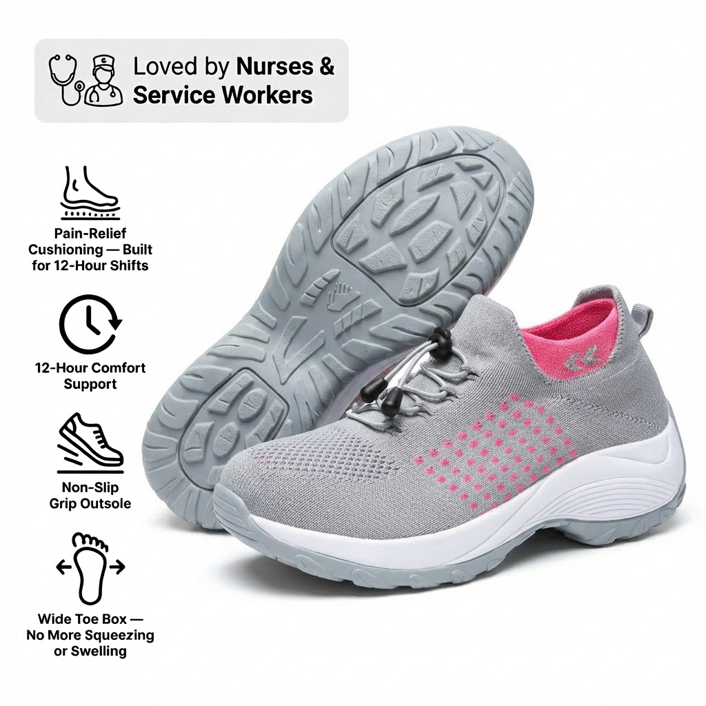 ShiftPro – 12-timers komfort sko for hæl- og plantarfasciitt lindring