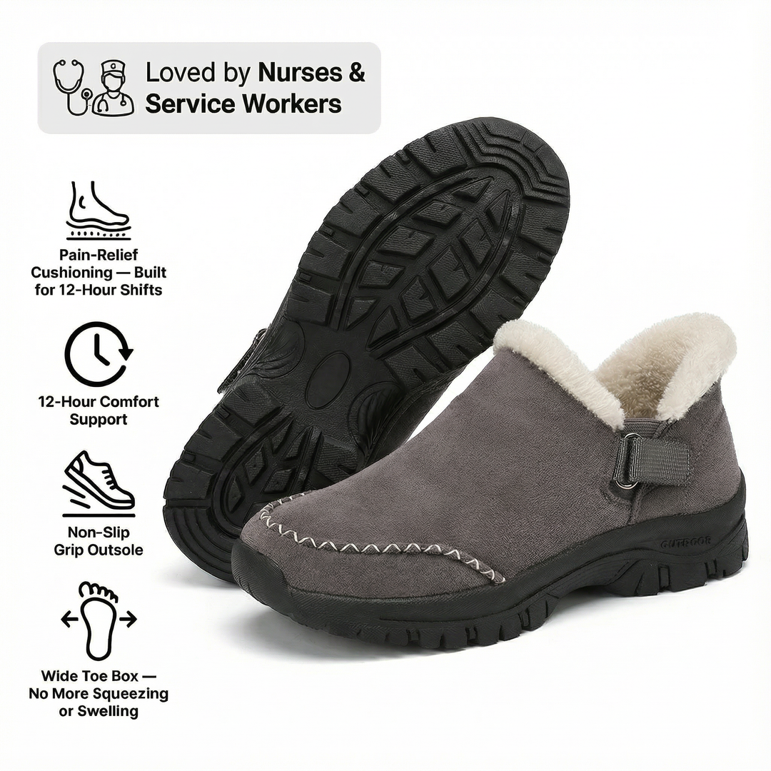 NursePro 12-timers Skift Klogger — Plantar Fasciitis &amp; Hæl Lindre for Ryggsmerter, Hallux Valgus &amp; Brede Føtter (BOGO)