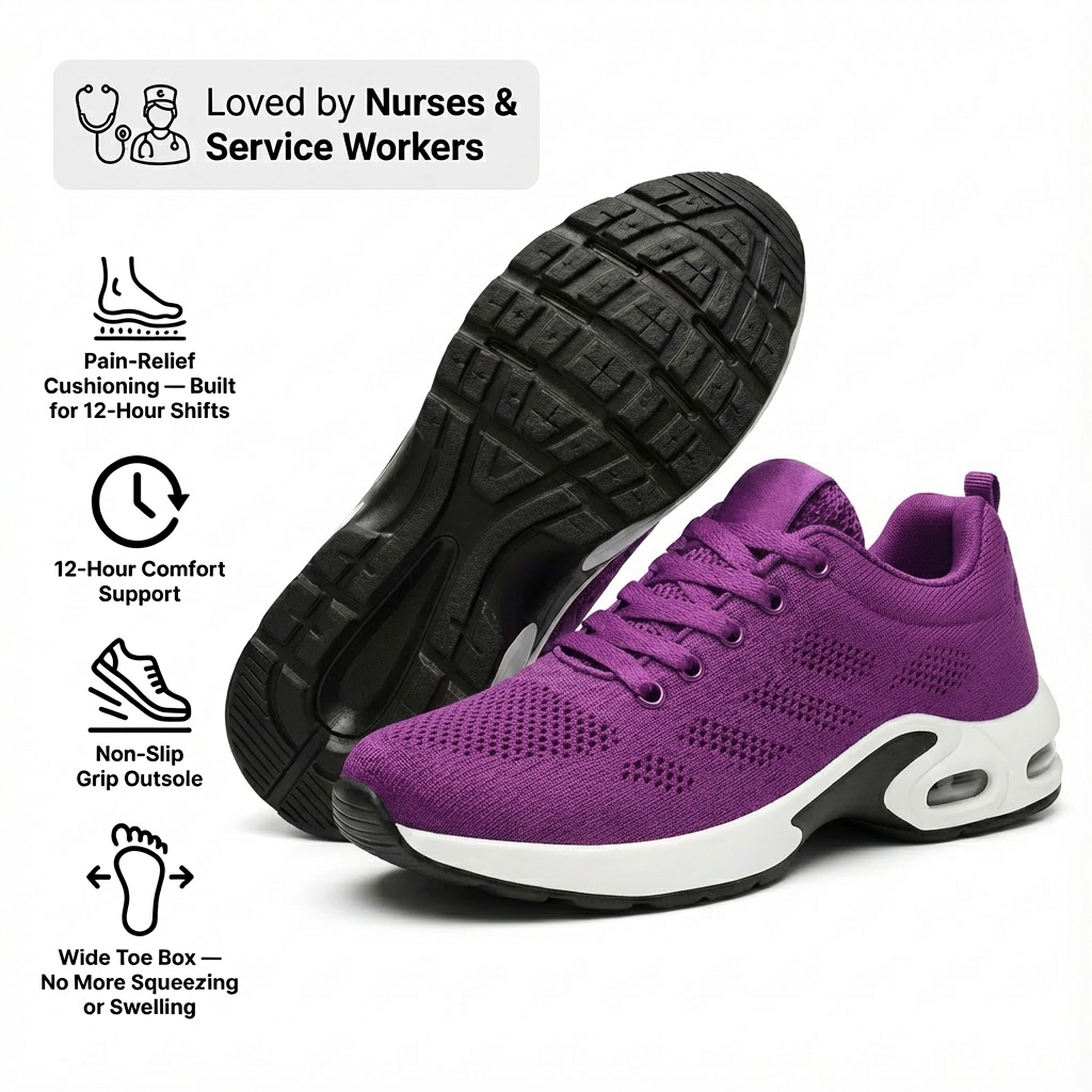 Orthora Pro – 12-timers skift sko for lindring av hæl- og plantarfasciitt (Unisex)