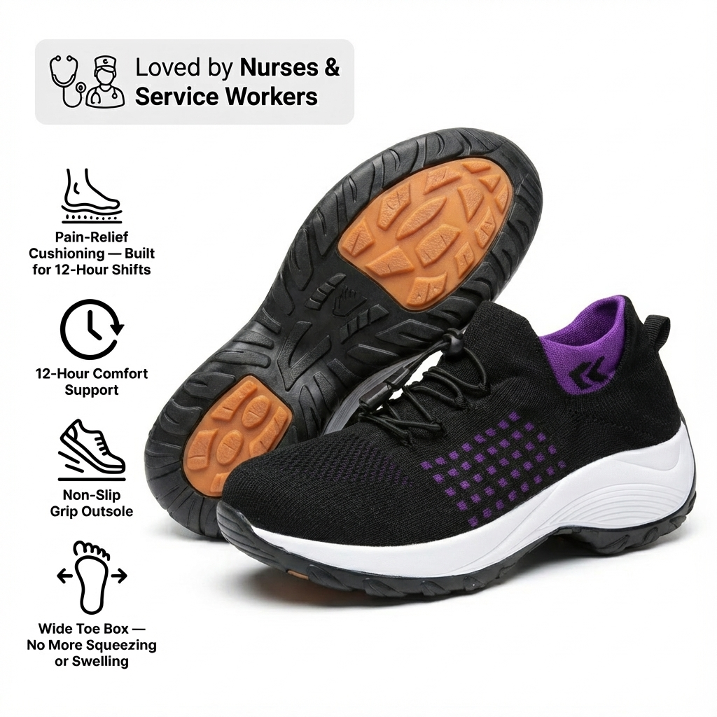 ShiftPro – 12-timers komfort sko for hæl- og plantarfasciitt lindring