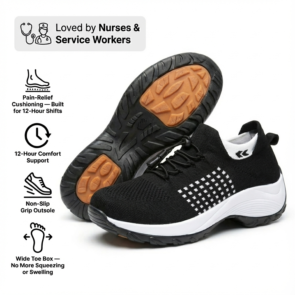 ShiftPro – 12-timers komfortsko for hæl- og plantar fasciittlindring (BOGO)